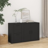 VidaXL Servantă, negru, 100x33x59,5 cm, lemn compozit