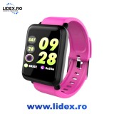 Ceas Smartwatch si Bratara Fitness Best Health, Design Sport, Tensiometru, Puls, Monitor Somn, Notificari apeluri, mesaje, IP67 Waterproof, Incarcare
