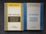 DICTIONAR ROMAN-ENGLEZ * ENGLEZ-ROMAN - Irina Panovf (2 volume)