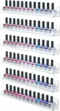 ELI Nail Polish Wall Rack 6 rafturi, 15 inch Clear Acrylic Nail Polish Organizz