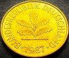 Moneda 5 PFENNIG - RF GERMANIA, anul 1987 J *cod 4266 A, Europa