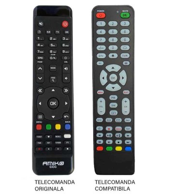 Telecomanda compatibila pentru receptor Amiko CCC (478) foto