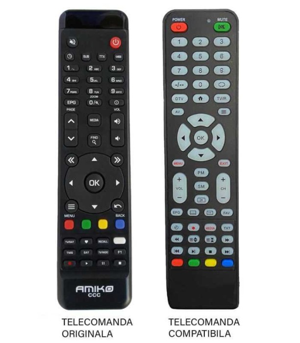 Telecomanda compatibila pentru receptor Amiko CCC (478)