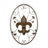 Decoratiune crin din fier forjat antik brown TZ-27