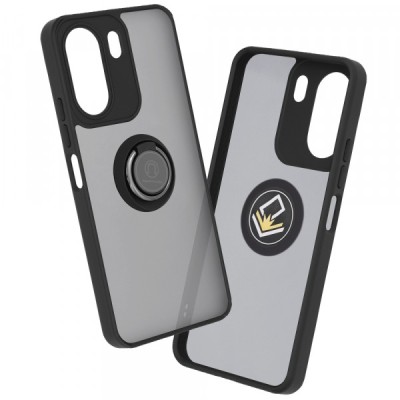 Husa pentru Xiaomi Poco C65 / Redmi 13C, Techsuit, Glinth, Neagra foto