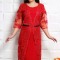 Rochie Eleganta Asia Rosu - 52Marimea