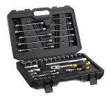 Stanley STMT82832-1 Set tubulare 1/4&quot;+1/2&quot;+ chei - 41 piese