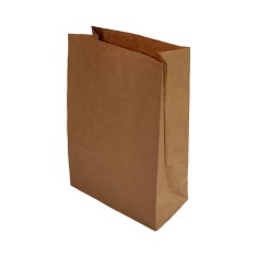Set 50 Pungi de Hartie pentru Transport Misavan, 21x11x32 cm, Natur, Sacose Hartie, Sacose Hartie Natur, Set Sacose Hartie Natur, Sacose fara Maner, S foto