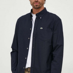 Lacoste cămașă din bumbac bărbați, cu guler button-down, regular