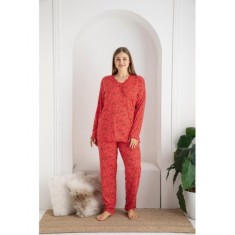 Pijamale Dama Battal Compact Penye Baki 05
