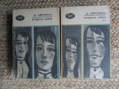Enigma Otiliei - George Calinescu (2 vol.) - Editura pt Literatura 1969 foto