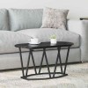 VidaXL Masă de Cafea Stejar Negru 80 x 40 x 40.5 cm 869690