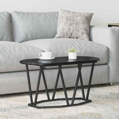 vidaXL Masă de Cafea Stejar Negru 80 x 40 x 40.5 cm 869690 foto