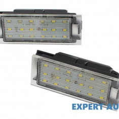 Set lampa iluminare numar inmatriculare Renault Clio 3 (2005->)[BR0/1,CR0/1]