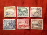 Serie mica Cipru ocupatie britanica 1934 - Rege George V si Motive locale , 6 valori stampilate
