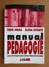 RARA, Manual de Pedagogie, Ioan Jinga, Elena Istrate, 2001, Invatatori, teoria educatiei, 464 pagini, Ghid complet pentru practica pedagogica