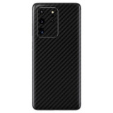 Set Folii Skin Acoperire 360 Compatibile cu Samsung Galaxy S20 Ultra - ApcGsm Wraps Carbon Black