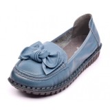 Pantofi dama casual din piele naturala Ciucaleti Aisha Albastru