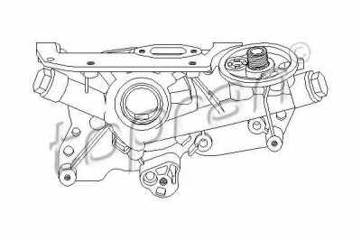 Pompa ulei OPEL VECTRA B Hatchback (38) (1995 - 2003) TOPRAN 206 536 foto