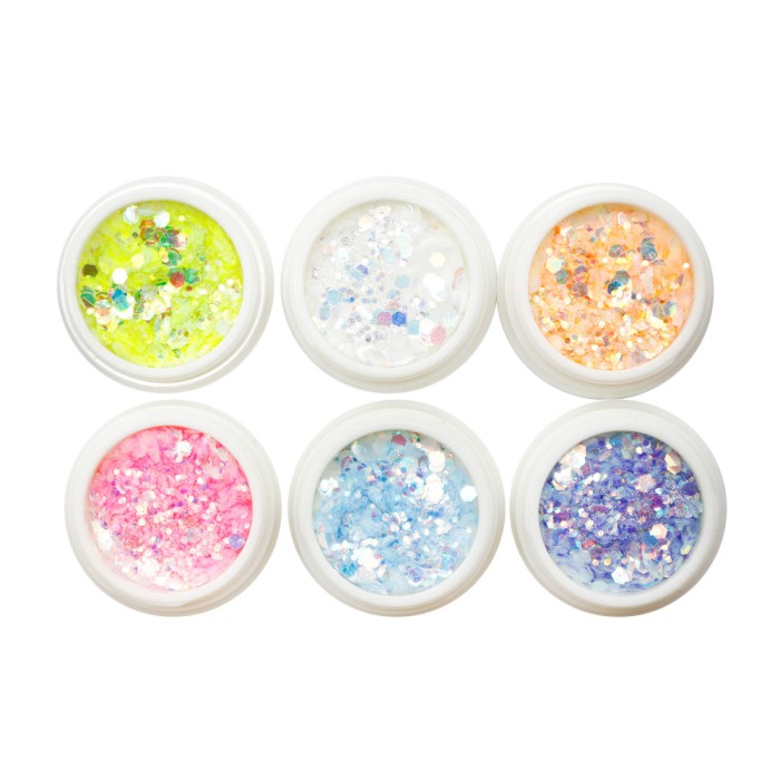 Decor pentru design unghii, Global Fashion, set #12, 6 bucati