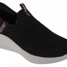 Pantofi pentru adidași Skechers Slip-Ins Ultra Flex 3.0 - Glitter Me 149591-BKGD negru