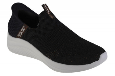 Pantofi pentru adidași Skechers Slip-Ins Ultra Flex 3.0 - Glitter Me 149591-BKGD negru foto