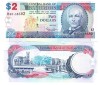 Barbados 2 Dollars 2007 P-66b UNC
