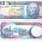 Barbados 2 Dollars 2007 P-66b UNC
