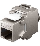 Keystone modul RJ45 CAT6A STP 22-26AWG pentru cablu 5-9 mm Goobay