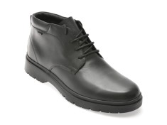 Ghete GEOX negre, U46HND, din piele naturala