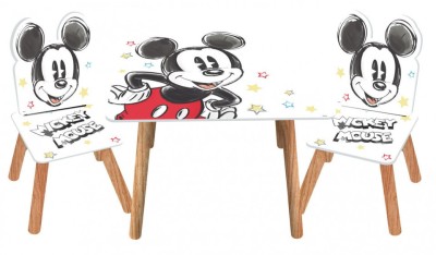 Set masuta si 2 scaunele Mickey foto