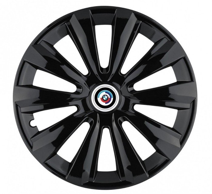 Set 4 Capace Roti Autohelix MSA&reg; potrivite jantelor de 15 inch, pentru Bmw Nou model Delta Black