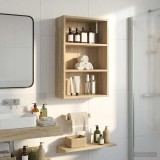 vidaXL Dulap de perete pentru baie Stejar Sonoma 40 x 16 x 62,5 cm 889369