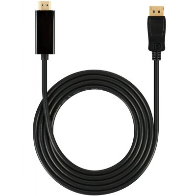 Cablu DisplayPort - HDMI, 1.5 metri, Calitate superioara, Tip tata-tata foto