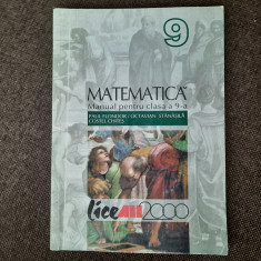 MATEMATICA MANUAL PENTRU CLASA A IX A COSTEL CHITES/OCTAVIAN STANASILA