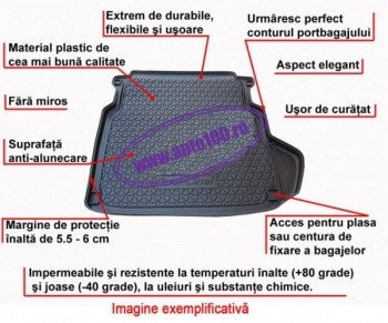 Tavita portbagaj Premium BMW 5 E60 Sedan (separator) foto