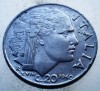 1.863 ITALIA WWII VITTORIO EMANUELE III 20 CENTESIMI 1940 R NEMAGNETIC, Europa