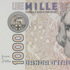 Bancnota Italia 1.000 Lire 1982 - P109a UNC ( Marco Polo - s. Ciampi/ Stevani )