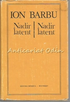 Nadir Latent - Ion Barbu foto