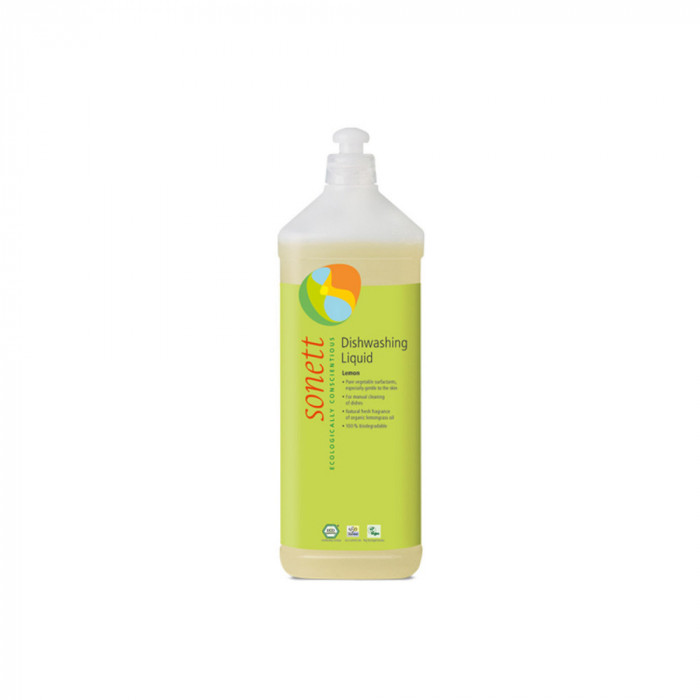 Detergent ecologic pentru spalat vase - lamaie 1l Sonett