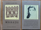 Dana Dumitriu , Migratii , 1971 , editia 1 cu autograf catre Vasile Baran