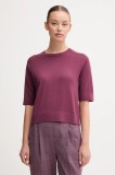 United Colors of Benetton pulover de l&acirc;nă culoarea violet, light, 11AHD10E6