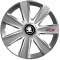 Set 4 Capace Roti GTX Gri R16, Pentru Skoda Nou