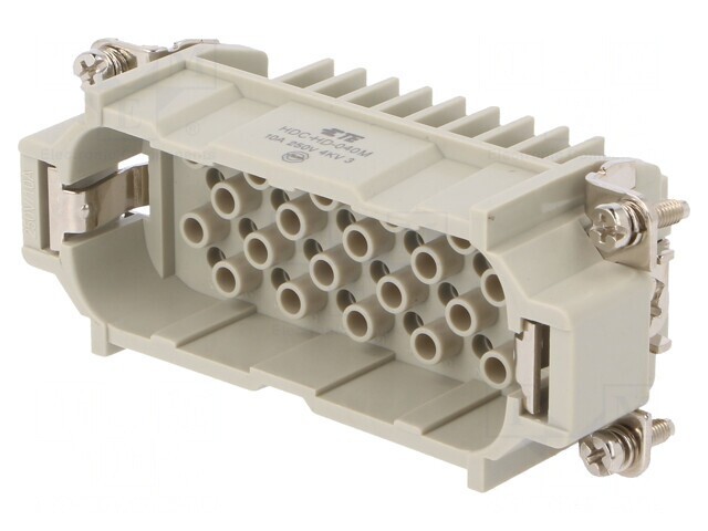 Conector HDC tată 40 PIN dimensiune 6 fără contacte