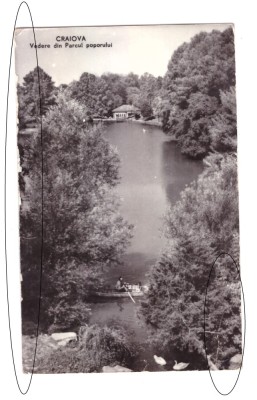 CP Craiova - Vedere din Parcul poporului, RPR, circulata 1963 foto