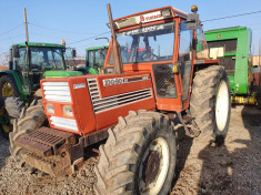 Tractor FIAT 100-90 DT, cutie mecanica 4x4, set greuta?ii. IMPORT 2021 foto