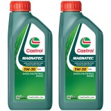 Ulei motor Castrol Magnatec A3/B4 5W-30, 2L, Sintetic, MB 229.5/MB 226.5/VW 502 00/VW 505 00/Renault RN 0700/RN 0710, A3/B4, API SL