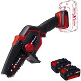 Einhell GE-PS 18/15 Li BL PXC + Twinpack - Drujba 15.8 cm 4.8 m/s + Set 2 acumulatori Li-Ion 18 V 4 Ah
