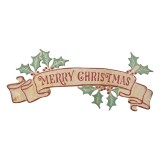 Cumpara ieftin Decoratiune Craciun, suspendabila, metal multicolor Merry Christmas 60x1x25 cm