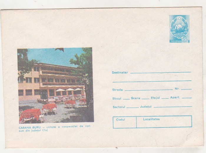 bnk ip Cabana Buru ( Jud Cluj ) - necirculat - 1980